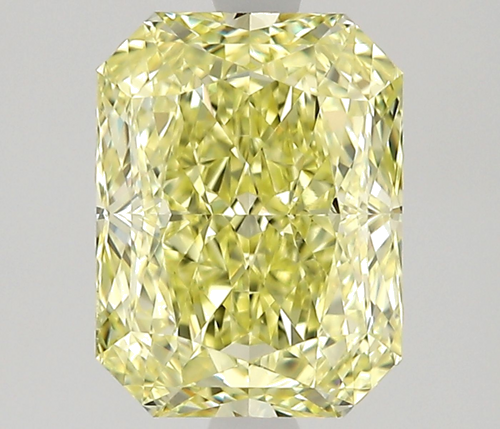 1.6 carat Fancy Yellow-VVS1 Natūralus Radiant Deimantas (1)