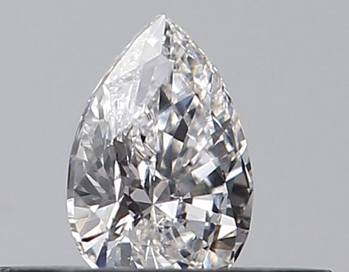 0.23 carat F-VVS2 Natūralus Pear Deimantas (1)