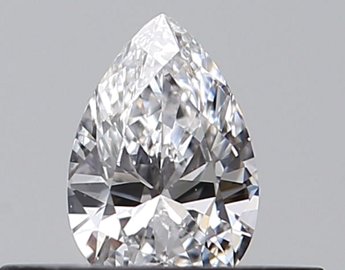 0.23 carat D-VVS1 Natūralus Pear Deimantas (1)