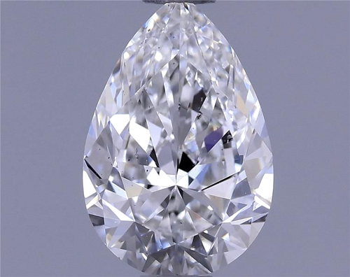 0.7 carat E-SI1 Natūralus Pear Deimantas (1)