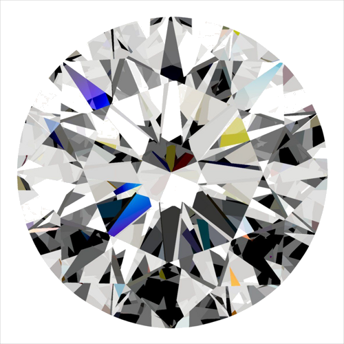 0.3 carat D-VVS2 Excellent cut Natūralus Round Deimantas (1)