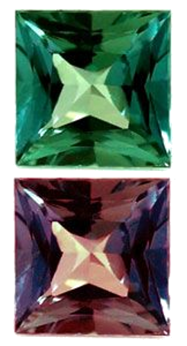 0.08 carat GREEN Square Alexandrite (1)