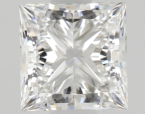0.56 carat E-VVS2 Natūralus Princess Deimantas (1)