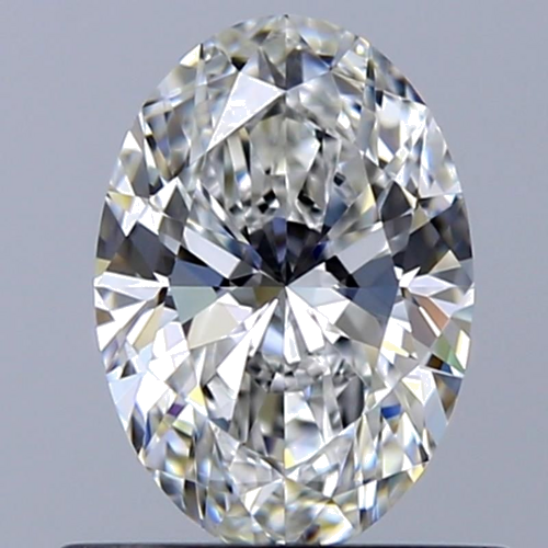 0.65 carat F-VVS1 Natūralus Oval Deimantas (1)