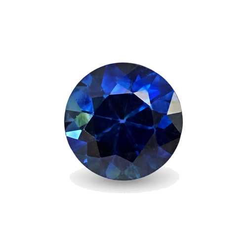 0.37 carat BLUE Round Safyras (1)
