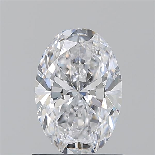 1.01 carat D-SI2 Natūralus Oval Deimantas (1)