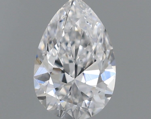 0.3 carat D-VS1 Natūralus Pear Deimantas (1)