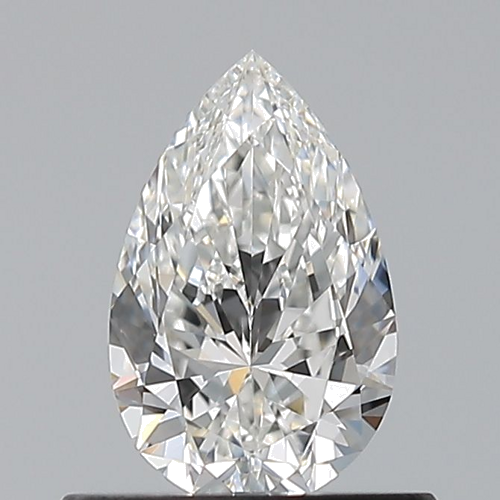 0.54 carat F-IF Natūralus Pear Deimantas (1)