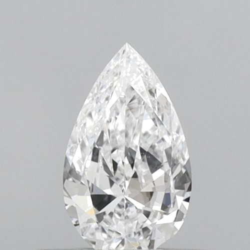 0.3 carat D-VS2 Natūralus Pear Deimantas (1)