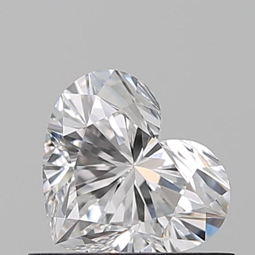 0.6 carat E-VVS1 Natūralus Heart Deimantas (1)