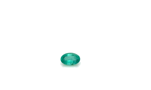 0.46 carat GREEN Oval Smaragdas (1)