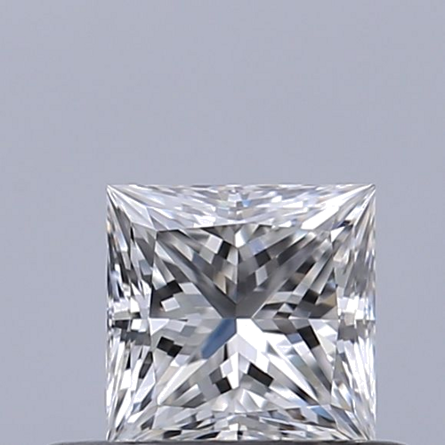 0.38 carat E-VVS2 Natūralus Princess Deimantas (1)