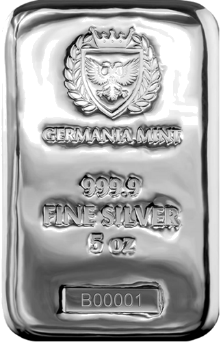 5 oz Silver Bar Germania Mint (2)
