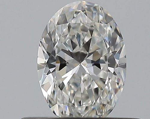 0.4 carat F-VVS1 Natūralus Oval Deimantas (1)