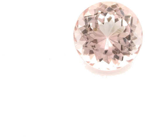 3.07 carat PINK Round Morganite (1)