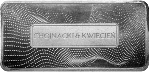 100 гр. Сребърно кюлче CHOJNACKI & KWIECIEŃ (2)