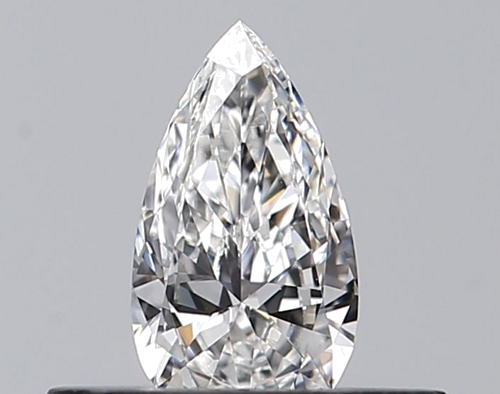 0.24 carat F-VVS2 Natūralus Pear Deimantas (1)