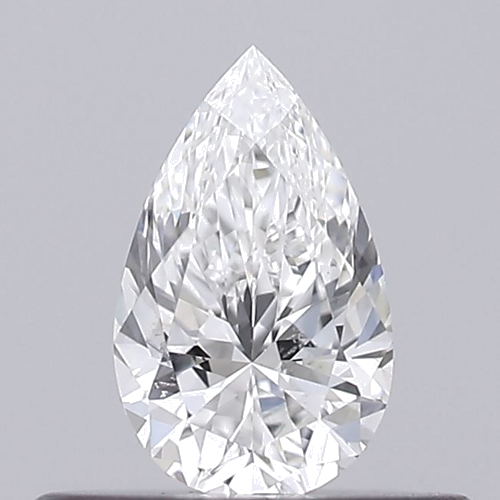 0.34 carat E-VS1 Natūralus Pear Deimantas (1)