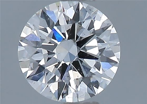 0.5 carat F-SI1 Excellent cut Natūralus Round Deimantas (1)