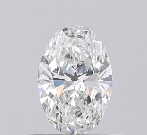 0.51 carat F-SI1 Natūralus Oval Deimantas (1)