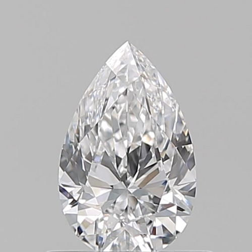 0.6 carat D-VS1 Natūralus Pear Deimantas (1)