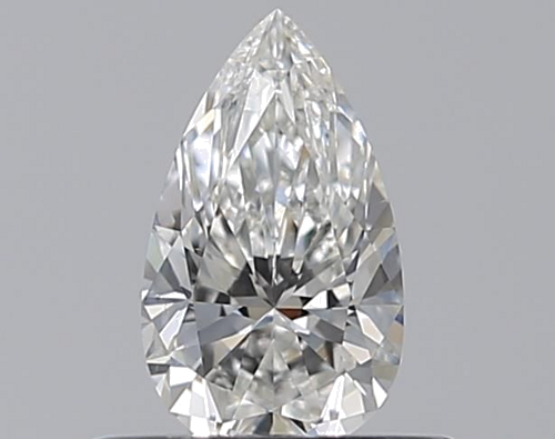 0.4 carat G-SI1 Natūralus Pear Deimantas (1)