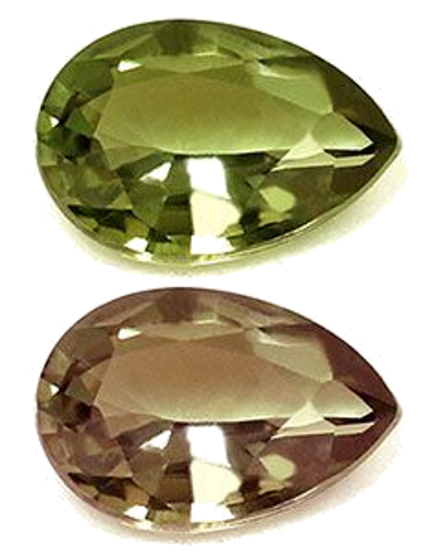 0.45 carat GREEN Pear Alexandrite (1)
