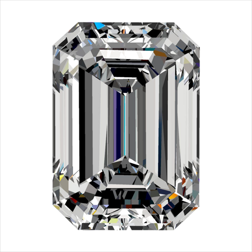 0.32 carat G-VVS1 Natūralus Emerald Deimantas (1)