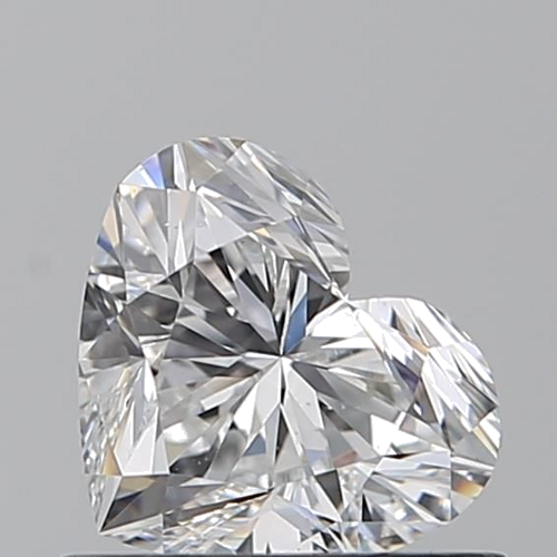 0.7 carat D-VS2 Natūralus Heart Deimantas (1)