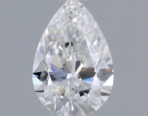 0.3 carat D-VVS1 Natūralus Pear Deimantas (1)