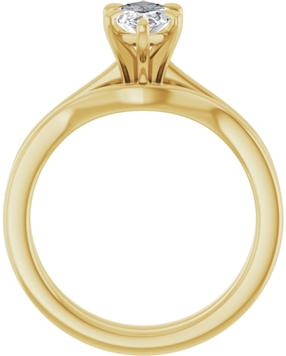 Sužadėtuvių Žiedas „Claw-Prong“ 14k yellow gold Marquise 10mm x 5mm (7)