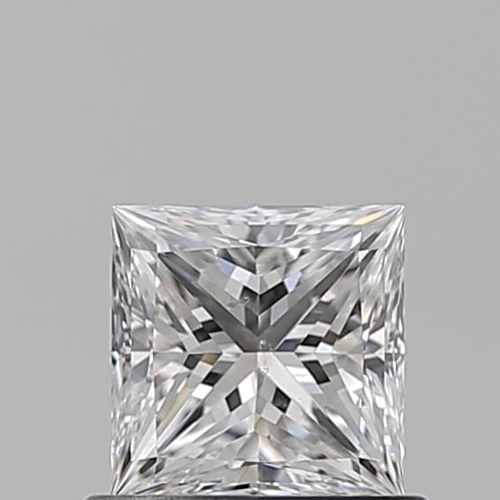 0.7 carat E-SI2 Natūralus Princess Deimantas (1)
