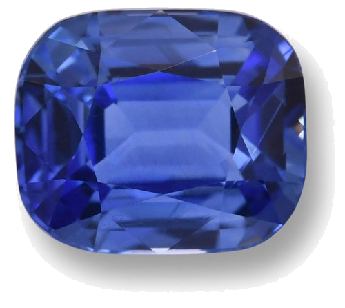 5.07 carat BLUE Cushion Safyras (1)