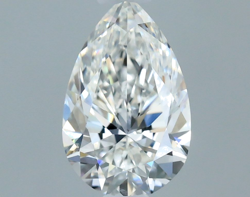0.51 carat G-VS2 Natūralus Pear Deimantas (1)