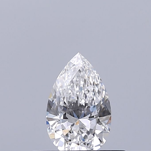 0.3 carat D-IF Natūralus Pear Deimantas (1)