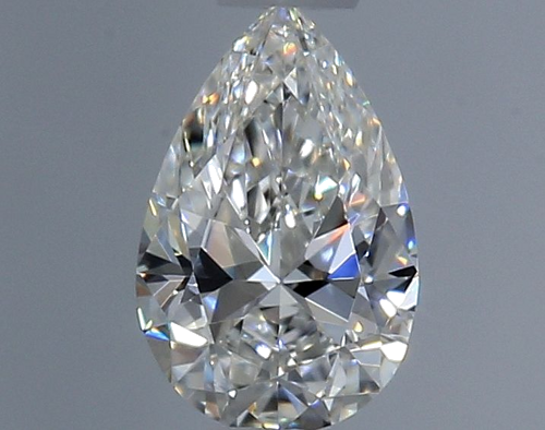 0.36 carat G-VVS1 Natūralus Pear Deimantas (1)
