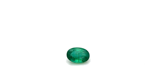 0.64 carat GREEN Oval Smaragdas (1)