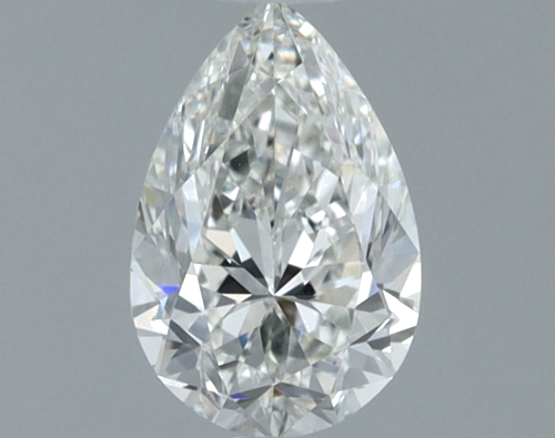 0.7 carat H-VS1 Natūralus Pear Deimantas (1)