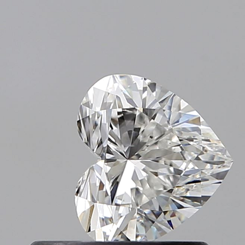 0.51 carat F-VS2 Natūralus Heart Deimantas (1)