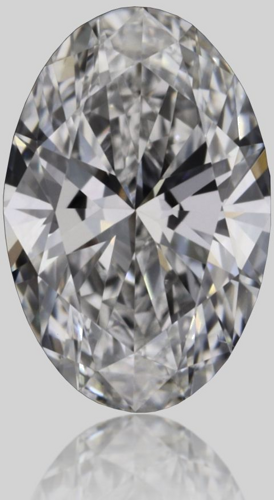 0.32 carat E-VVS1 Natūralus Oval Deimantas (1)
