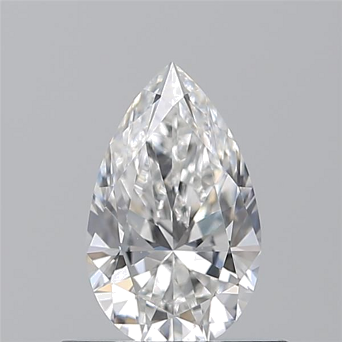 0.6 carat F-VS1 Natūralus Pear Deimantas (1)