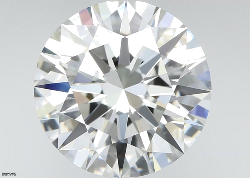 3.09 carat H-VS2 Excellent cut Natūralus Round Deimantas (1)
