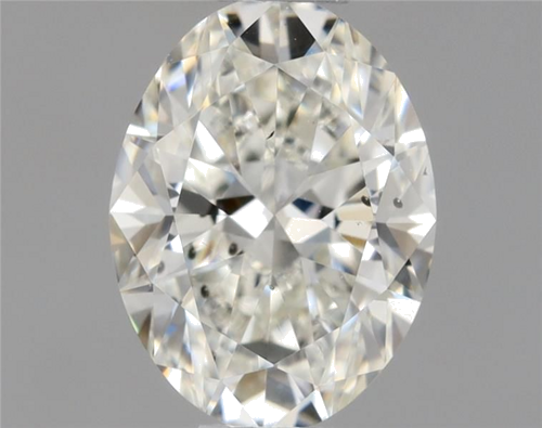 0.6 carat I-SI1 Natūralus Oval Deimantas (1)