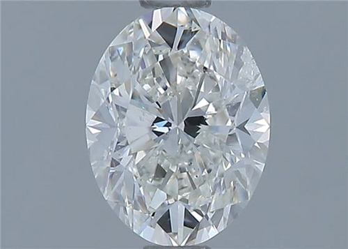 1.01 carat H-SI2 Natūralus Oval Deimantas (1)