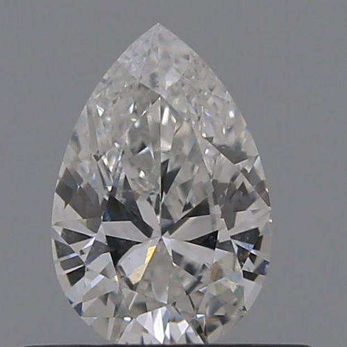 0.5 carat E-VVS1 Natūralus Pear Deimantas (1)