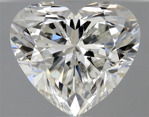 1.01 carat I-SI2 Natūralus Heart Deimantas (1)