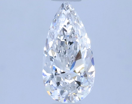 0.34 carat E-VVS2 Natūralus Pear Deimantas (1)