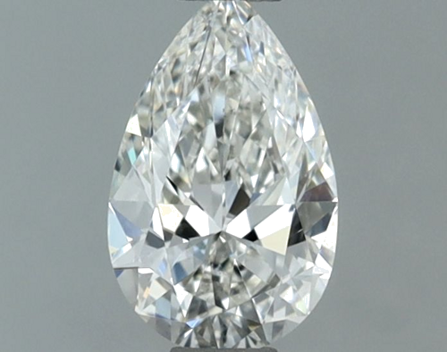 0.5 carat H-VS1 Natūralus Pear Deimantas (1)