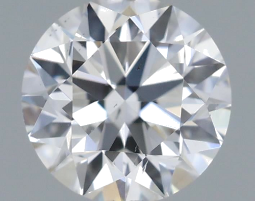 0.46 carat F-SI1 Very Good cut Natūralus Round Deimantas (1)