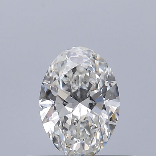 0.4 carat F-VVS2 Natūralus Oval Deimantas (1)